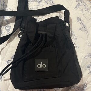 ALO Yoga Black Drawstring Crossbody
